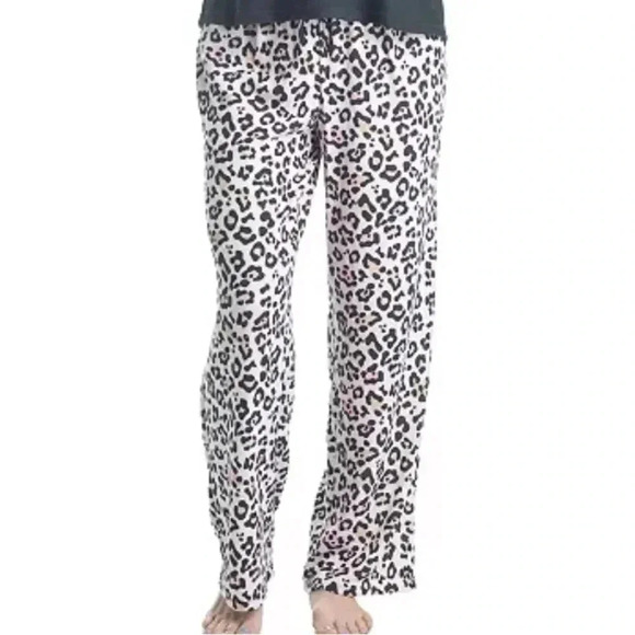 Muk Luk’s Leopard Print Super Soft Lounge Pants - Picture 1 of 6
